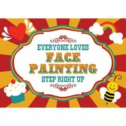 Fundraising Face Painting Sign - A3