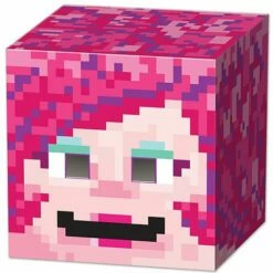 Gamer Girl 8-Bit Box Head 3D Mask - 23cm