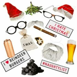 Bad Santa Selfie Kit - Pack Of 26