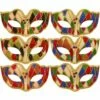 Assorted Multi Colour Harlequin Eyemask - Each -Glamourguise Store product 106817 1 orig