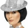 Silver Sequin Trilby Hat -Glamourguise Store product 108525 1 orig
