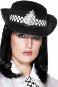 Black Policewoman's Hat