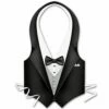 Black & White Tuxedo Waistcoat -Glamourguise Store product 64333 1 orig