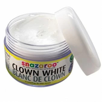 Clown White Face Paint Tub 50ml 3 Clown White Face Paint Tub 50ml