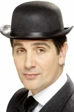 Bowler Hat - Black Felt – Best Quality