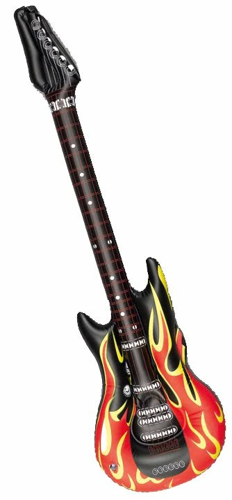 Flame Design Inflatable Guitar 106cm 3 Flame Design Inflatable Guitar 106cm