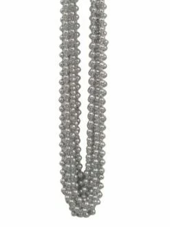 Silver Party Beads - Pack Of 12