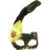 Sequin Face Mask - Black, Gold & Yellow -Glamourguise Store product 71852 1 orig