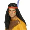 Indian Brave Wig & Feather Headband -Glamourguise Store product 73019 1 orig