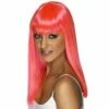 Neon Pink Glamourama Wig -Glamourguise Store product 76798 1 orig