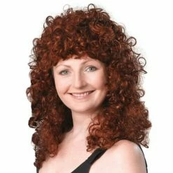 Curly Long Ginger Wig