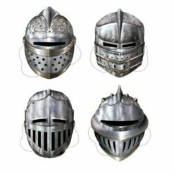 Knights Card Mask - Pack Of 4
