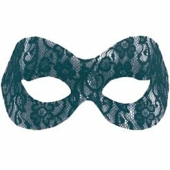 Black Lace Domino Eye Mask