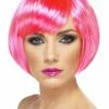 Neon Pink Bob Babe Wig -Glamourguise Store product 78587 1 orig