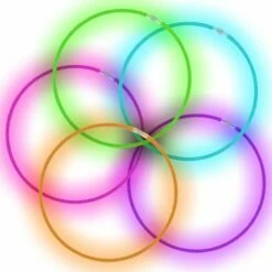 Glow Necklaces Assorted - Pack Of 10