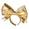 Gold Hairband With Large Bow