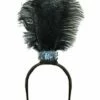 Flapper Headband With 3 Feathers- Black -Glamourguise Store product 82533 1 orig