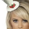 White Christmas Top Hat On Headband