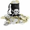 Pirate Bag With Coins - Each 1 Pirate Bag With Coins - Each -Glamourguise Store product 85849 1 orig