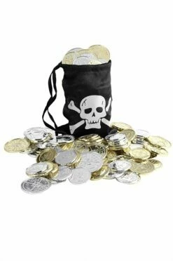 Pirate Bag With Coins - Each