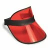 Clear Red Plastic Dealer's Visor -Glamourguise Store product 86074 1 orig