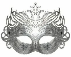 Columbine Silver Mask