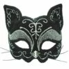 Black And Silver Decorative Cat Mask 1 Black And Silver Decorative Cat Mask -Glamourguise Store product 86693 1 orig