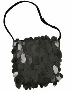 Black Flapper Handbag