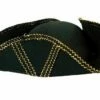 Tricorn Pirate Hat With Gold Trim -Glamourguise Store product 88857 1 orig