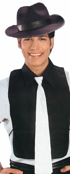 Gangster Shirt Front And Tie