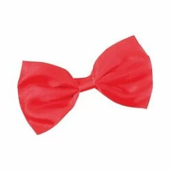 Red Satin Bow Tie