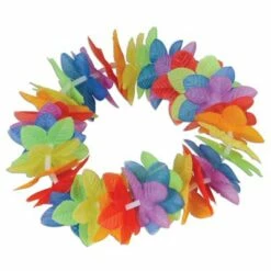 Multi-Colour Silk Petals Floral Headband - 50.8cm