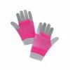 Short Neon Pink Fishnet Gloves -Glamourguise Store product 93700 1 orig