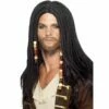 Pirate Wig, Black With Beads 1 Pirate Wig, Black With Beads -Glamourguise Store product 93939 1 orig