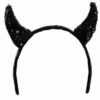 Black Sequin Devil Horns -Glamourguise Store product 94194 1 orig