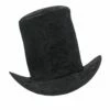 Tall Black Velvet Top Hat 2 Tall Black Velvet Top Hat -Glamourguise Store product 95446 1 orig