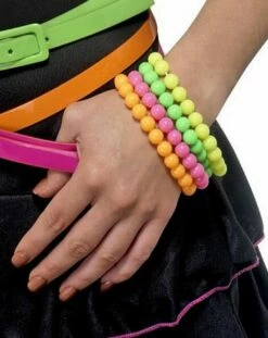 Neon Beaded Bracelets