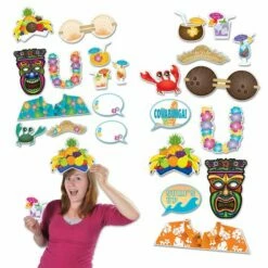 Luau Photo Props - Pack Of 12